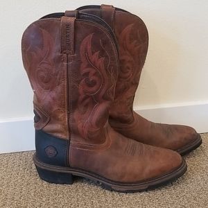 Justin western work boots